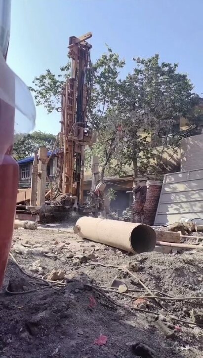 阳新工地施工用水井